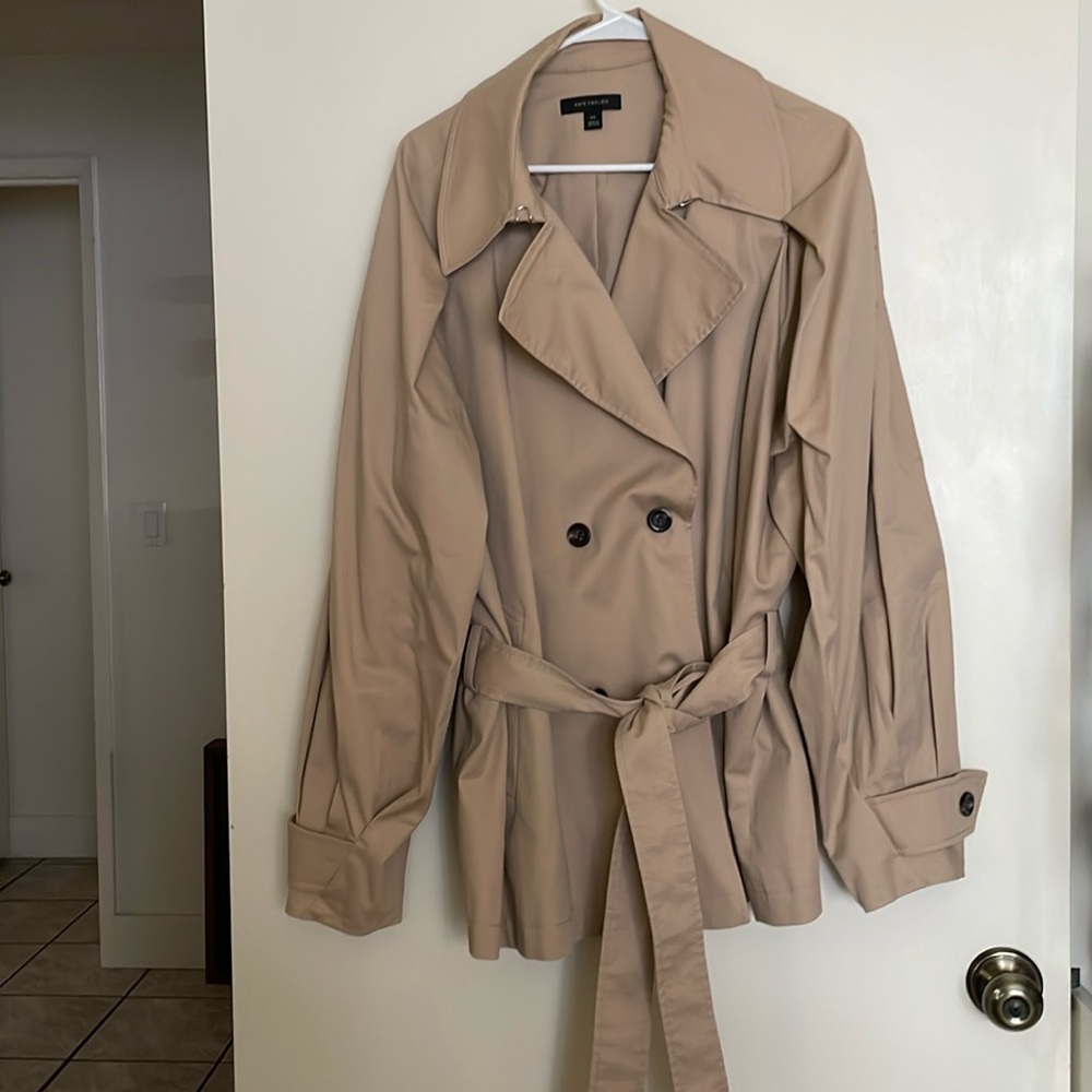 3/4 Length Plus Size Trench / Rain Jacket